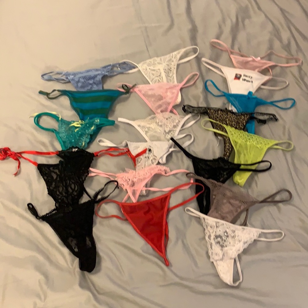 19 Assorted String thongs bundle